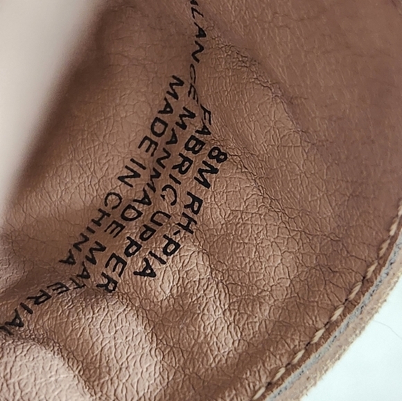 Ruff Hewn Boots Womens 8 M Pia Peep Toe Slingback Zip Bootie Brown Fabric Heels - Picture 6 of 10